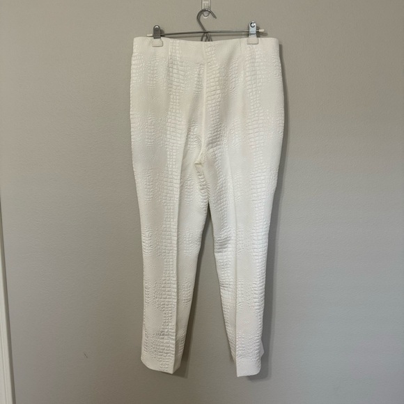 Black Label by Chicos Alabaster Crocodile Easy Pant—12 - Picture 8 of 14